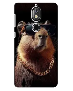 Чохол для Nokia 7 з картинкою «Капібара золотий ланцюг» Чохол для Nokia 7 з картинкою «Капібара золотий ланцюг»