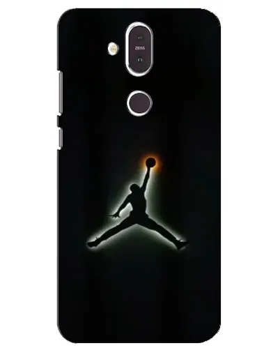 Чехол для Nokia 8.1 (2018) с картинкой «Jordan Gradient Logo»