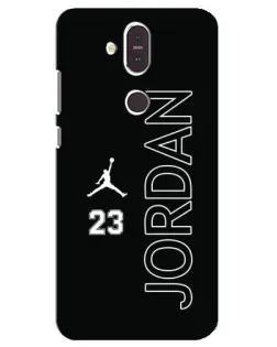 Чехол для Nokia 8.1 (2018) с картинкой «Jordan Vertical»