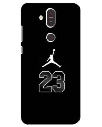 Чехол для Nokia 8.1 (2018) с картинкой «Jordan Flight 23»