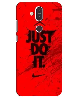 Чехол для Nokia 8.1 (2018) с картинкой «Nike Just Do It»