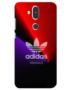 Чехол для Nokia 8.1 (2018) с картинкой «Adidas Red Neon» Чехол для Nokia 8.1 (2018) с картинкой «Adidas Red Neon»
