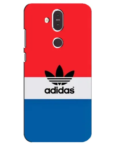 Чехол для Nokia 8.1 (2018) с картинкой «Ретро блоки Adidas» Чехол для Nokia 8.1 (2018) с картинкой «Ретро блоки Adidas»