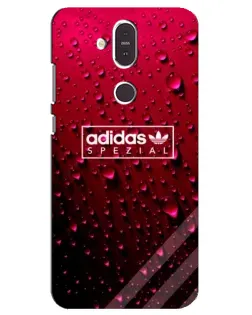 Чехол для Nokia 8.1 (2018) с картинкой «Adidas Gold Marble»
