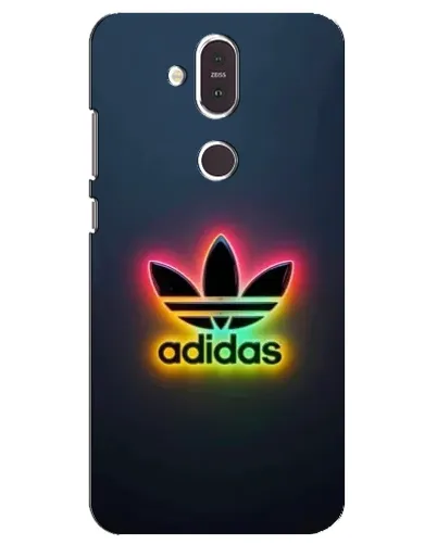 Чехол для Nokia 8.1 (2018) с картинкой «Неоновый Adidas» Чехол для Nokia 8.1 (2018) с картинкой «Неоновый Adidas»