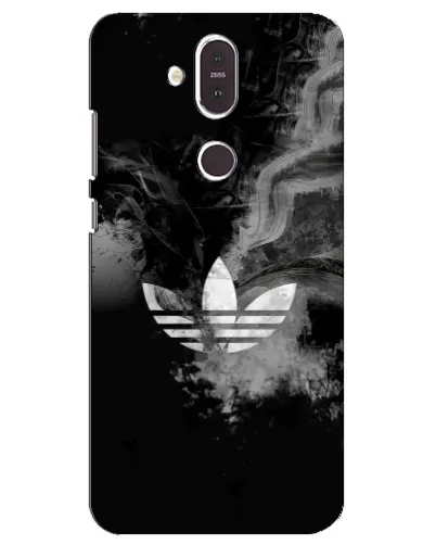 Чехол для Nokia 8.1 (2018) с картинкой «Абстрактный дым Adidas» Чехол для Nokia 8.1 (2018) с картинкой «Абстрактный дым Adidas»
