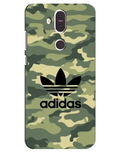 Чехол для Nokia 8.1 (2018) с картинкой «Милитари стиль Adidas» Чехол для Nokia 8.1 (2018) с картинкой «Милитари стиль Adidas»