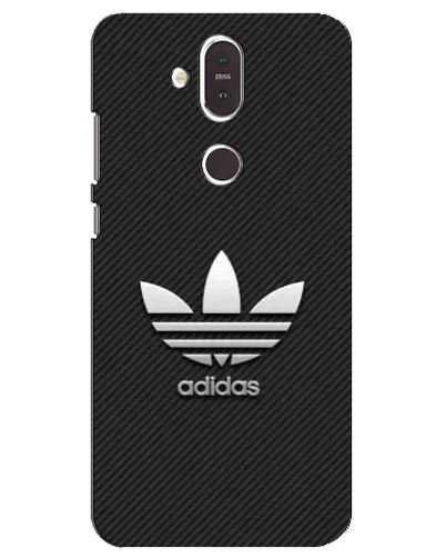 Чехол для Nokia 8.1 (2018) с картинкой «Adidas Карбоновая текстура» Чехол для Nokia 8.1 (2018) с картинкой «Adidas Карбоновая текстура»
