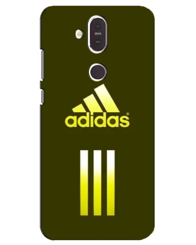 Чехол для Nokia 8.1 (2018) с картинкой «Оливковый градиент Adidas» Чехол для Nokia 8.1 (2018) с картинкой «Оливковый градиент Adidas»