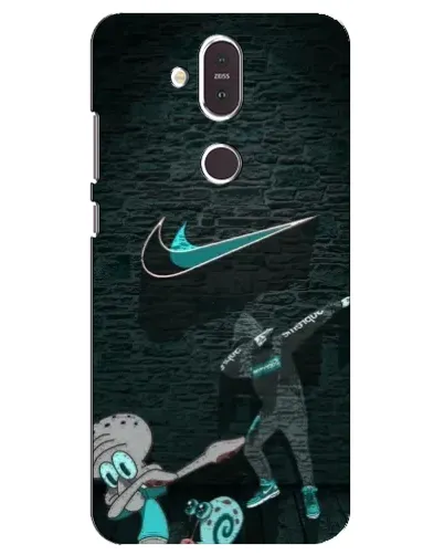 Чехол для Nokia 8.1 (2018) с картинкой «Спортивный арт Nike» Чехол для Nokia 8.1 (2018) с картинкой «Спортивный арт Nike»