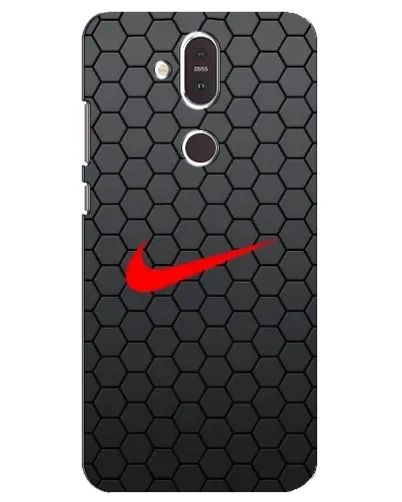 Чехол для Nokia 8.1 (2018) с картинкой «Nike — карбоновая сетка» Чехол для Nokia 8.1 (2018) с картинкой «Nike — карбоновая сетка»