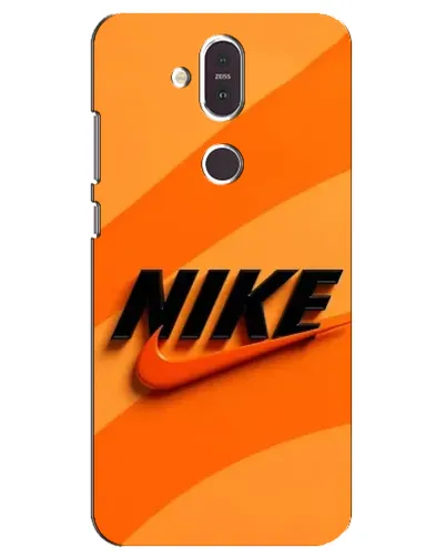 Чехол для Nokia 8.1 (2018) с картинкой «Оранжевый драйв Nike» Чехол для Nokia 8.1 (2018) с картинкой «Оранжевый драйв Nike»