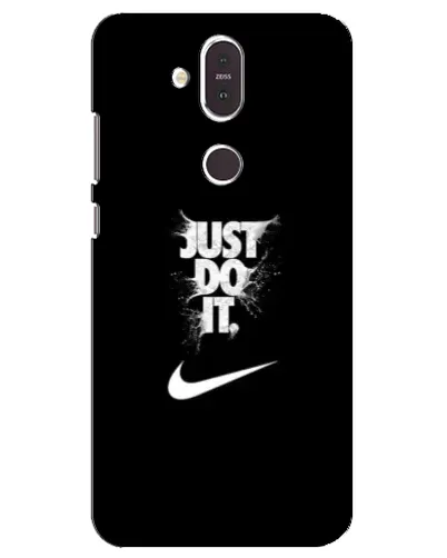 Чехол для Nokia 8.1 (2018) с картинкой «Текстовый принт Nike» Чехол для Nokia 8.1 (2018) с картинкой «Текстовый принт Nike»