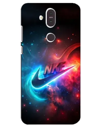 Чехол для Nokia 8.1 (2018) с картинкой «Огненный логотип Nike» Чехол для Nokia 8.1 (2018) с картинкой «Огненный логотип Nike»