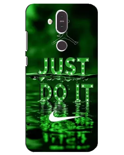 Чехол для Nokia 8.1 (2018) с картинкой «Зеленый неоновый Nike» Чехол для Nokia 8.1 (2018) с картинкой «Зеленый неоновый Nike»