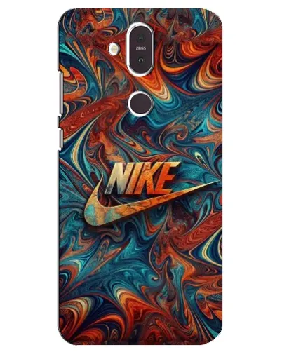 Чехол для Nokia 8.1 (2018) с картинкой «Nike в абстракции» Чехол для Nokia 8.1 (2018) с картинкой «Nike в абстракции»
