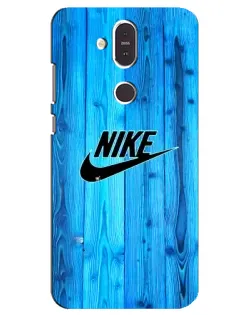 Чехол для Nokia 8.1 (2018) с картинкой «Голубое дерево Nike»