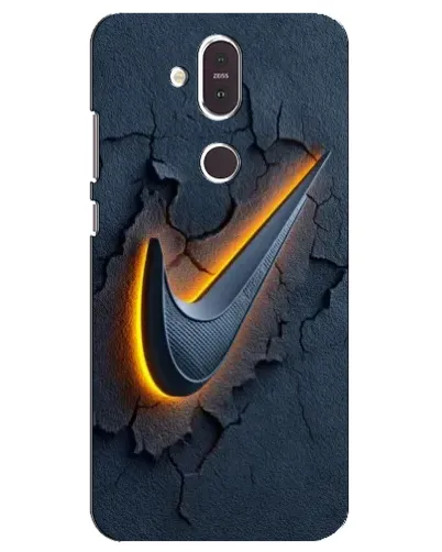 Чехол для Nokia 8.1 (2018) с картинкой «Объемный логотип Найк» Чехол для Nokia 8.1 (2018) с картинкой «Объемный логотип Найк»