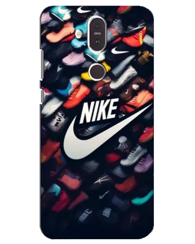 Чехол для Nokia 8.1 (2018) с картинкой «Коллекция кроссовок Nike» Чехол для Nokia 8.1 (2018) с картинкой «Коллекция кроссовок Nike»