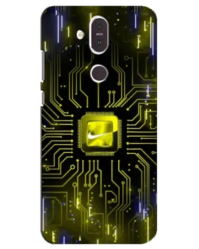 Чехол для Nokia 8.1 (2018) с картинкой «Nike — золотая искра» Чехол для Nokia 8.1 (2018) с картинкой «Nike — золотая искра»