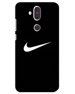 Чехол для Nokia 8.1 (2018) с картинкой «Минималистический Найк»
