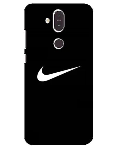 Чехол для Nokia 8.1 (2018) с картинкой «Минималистический Найк» Чехол для Nokia 8.1 (2018) с картинкой «Минималистический Найк»