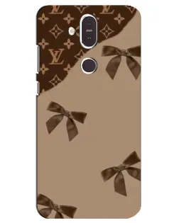 Чехол для Nokia 8.1 (2018) с картинкой «LV — кофейный атлас»