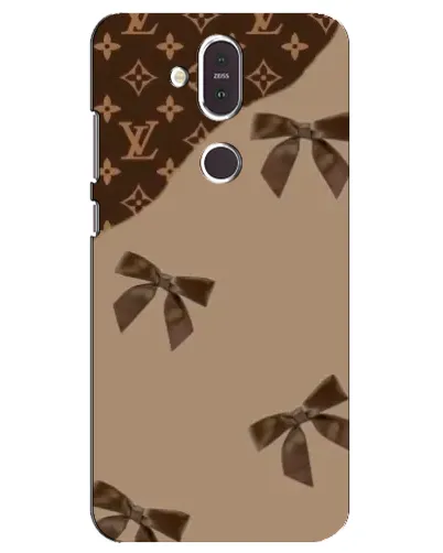 Чехол для Nokia 8.1 (2018) с картинкой «LV — кофейный атлас» Чехол для Nokia 8.1 (2018) с картинкой «LV — кофейный атлас»