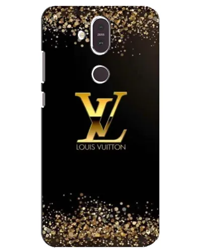 Чехол для Nokia 8.1 (2018) с картинкой «LV — золотые искры» Чехол для Nokia 8.1 (2018) с картинкой «LV — золотые искры»