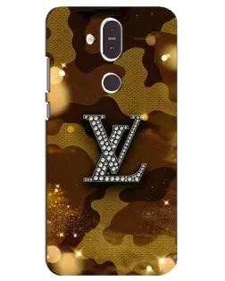 Чехол для Nokia 8.1 (2018) с картинкой «Камуфляжный Louis Vuitton»