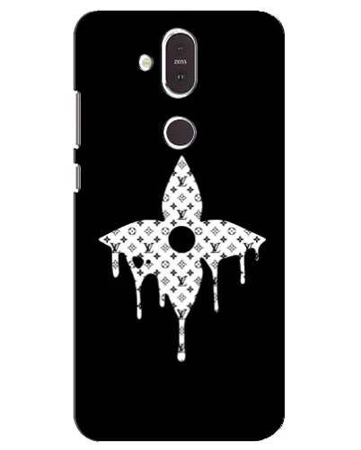Чехол для Nokia 8.1 (2018) с картинкой «Цветочная монограмма» Чехол для Nokia 8.1 (2018) с картинкой «Цветочная монограмма»