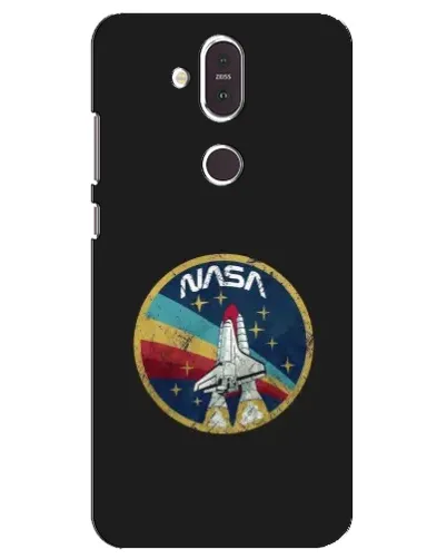 Чехол для Nokia 8.1 (2018) с картинкой «NASA — эмблема миссии» Чехол для Nokia 8.1 (2018) с картинкой «NASA — эмблема миссии»