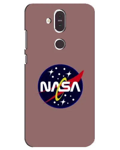 Чехол для Nokia 8.1 (2018) с картинкой «NASA — ретро космос» Чехол для Nokia 8.1 (2018) с картинкой «NASA — ретро космос»