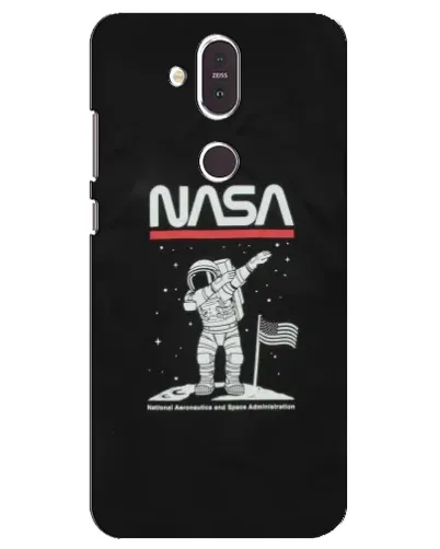 Чехол для Nokia 8.1 (2018) с картинкой «NASA — шагаем по Луне» Чехол для Nokia 8.1 (2018) с картинкой «NASA — шагаем по Луне»