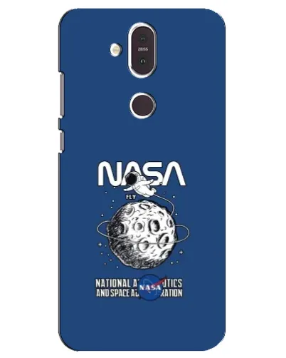 Чехол для Nokia 8.1 (2018) с картинкой «NASA — лунная миссия» Чехол для Nokia 8.1 (2018) с картинкой «NASA — лунная миссия»