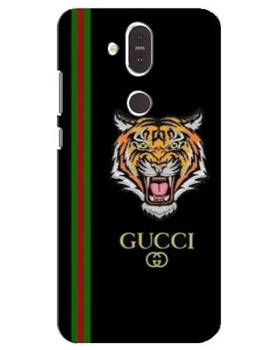 Чехол для Nokia 8.1 (2018) с картинкой «Тигр Gucci»