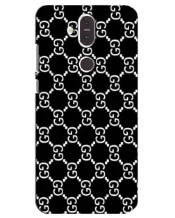Чехол для Nokia 8.1 (2018) с картинкой «Gucci — сетчатый паттерн»