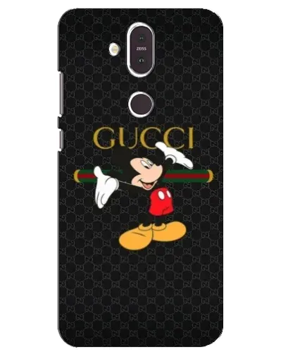 Чехол для Nokia 8.1 (2018) с картинкой «Микки Маус Gucci»