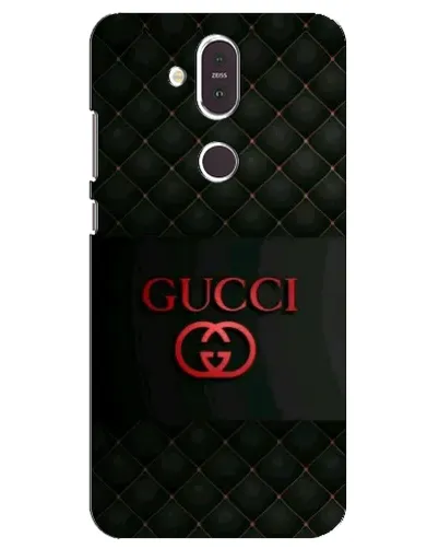 Чехол для Nokia 8.1 (2018) с картинкой «Gucci — стеганый черный»