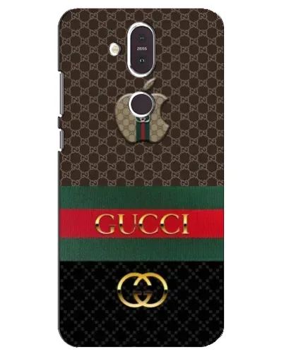 Чехол для Nokia 8.1 (2018) с картинкой «Gucci — брендированный десерт»