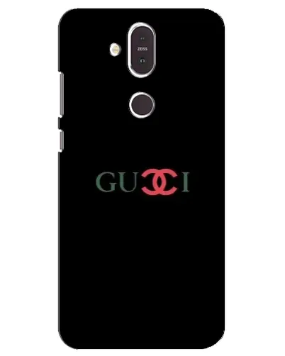 Чехол для Nokia 8.1 (2018) с картинкой «Gucci — красный градиент»
