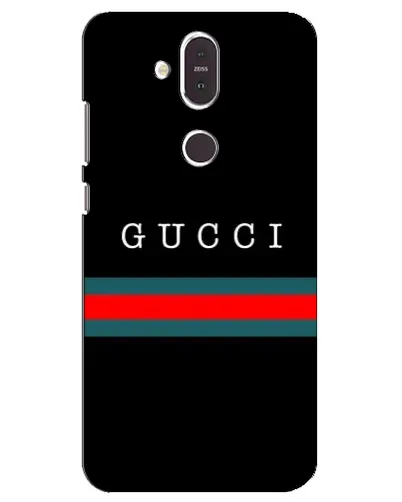 Чехол для Nokia 8.1 (2018) с картинкой «Gucci — красный пояс»