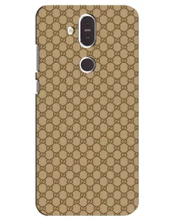 Чехол для Nokia 8.1 (2018) с картинкой «Gucci — классический беж»