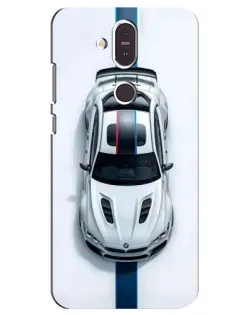 Чехол для Nokia 8.1 (2018) с картинкой «Вид сверху — BMW M» Чехол для Nokia 8.1 (2018) с картинкой «Вид сверху — BMW M»