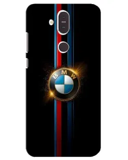 Чехол для Nokia 8.1 (2018) с картинкой «BMW M-Power неон»