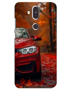 Чехол для Nokia 8.1 (2018) с картинкой «Осенняя BMW M4»
