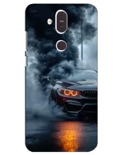 Чехол для Nokia 8.1 (2018) с картинкой «BMW M-Power — абстракция»