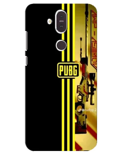 Чехол для Nokia 8.1 (2018) с картинкой «PUBG — камуфляжный шлем»