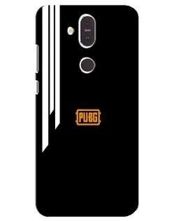 Чохол для Nokia 8.1 (2018) з картинкою «PUBG — вертикальні лінії» Чохол для Nokia 8.1 (2018) з картинкою «PUBG — вертикальні лінії»