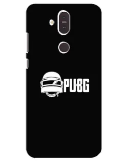 Чехол для Nokia 8.1 (2018) с картинкой «PUBG — классический лого»